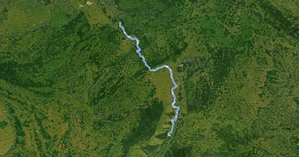 Маршрут Rhein-Route D8 [Rheinland-Pfalz] на спутниковом снимке