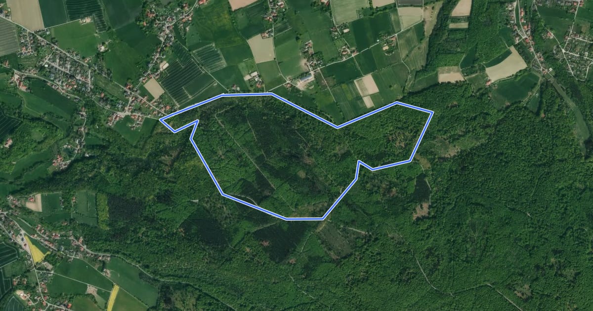 Маршрут RI11 Weserblick-Route на спутниковом снимке