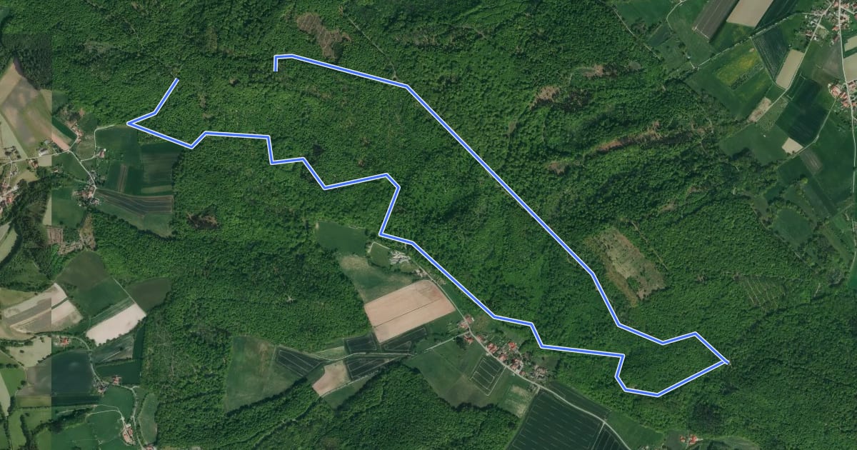Маршрут RI15 Schullandheim Route на спутниковом снимке