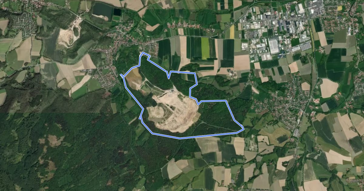 Маршрут RI9 Kahlenberg-Route на спутниковом снимке