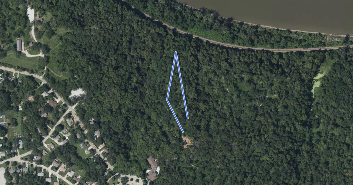 Маршрут Ridge Trail на спутниковом снимке
