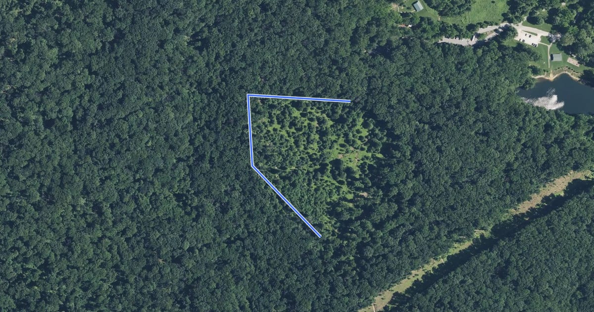 Маршрут Ridge Trail на спутниковом снимке