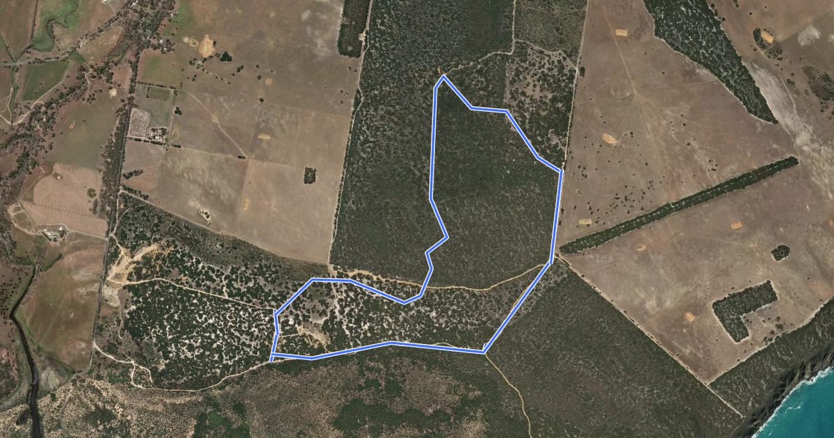 Маршрут Ridgeway Hill Lookout Hike на спутниковом снимке