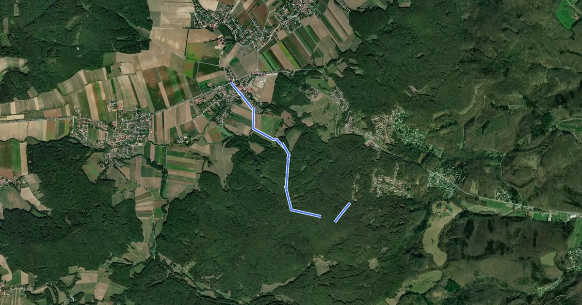 Маршрут Ried am Riederberg - Saubühel - Weideck на спутниковом снимке