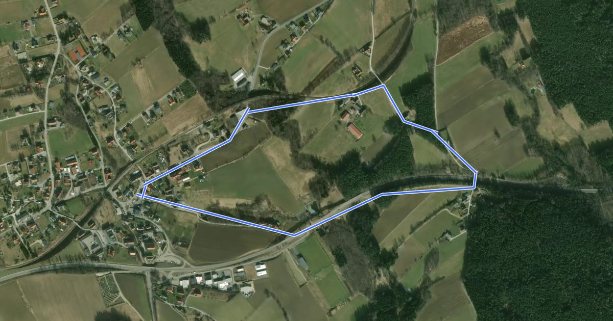 Маршрут Riemerweg (Weg B, 3,0 km) на спутниковом снимке