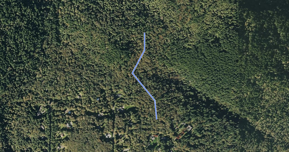 Маршрут Ring Road Trail на спутниковом снимке