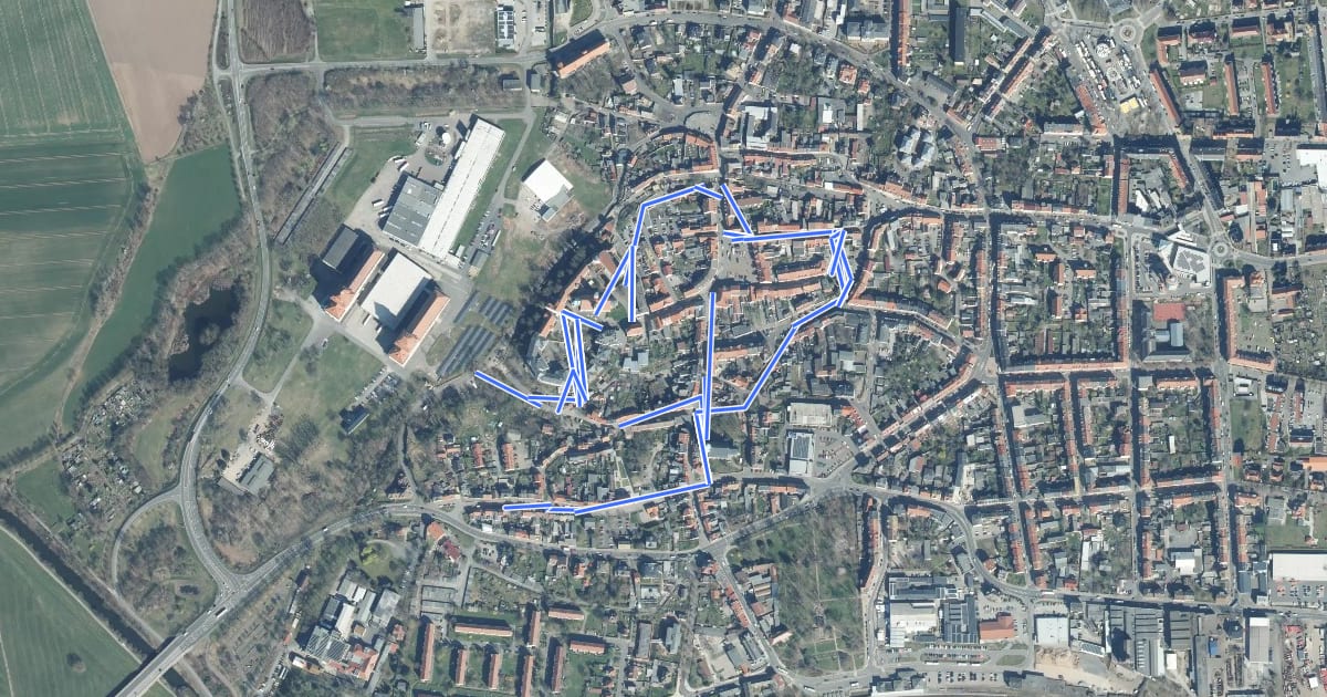 Маршрут Ringelnatzpfad на спутниковом снимке
