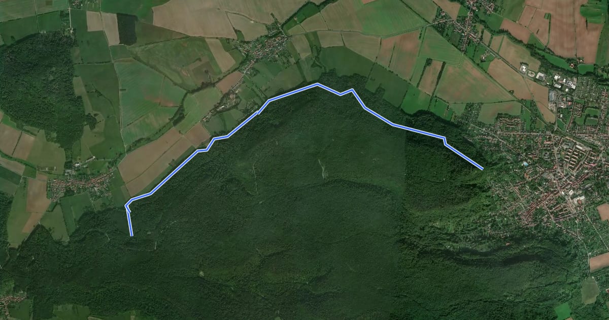 Маршрут Ringweg на спутниковом снимке