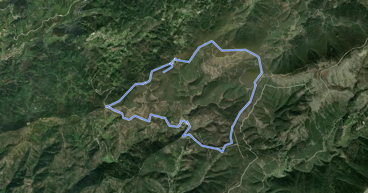 Маршрут Rio de Mel Panorama loop на спутниковом снимке