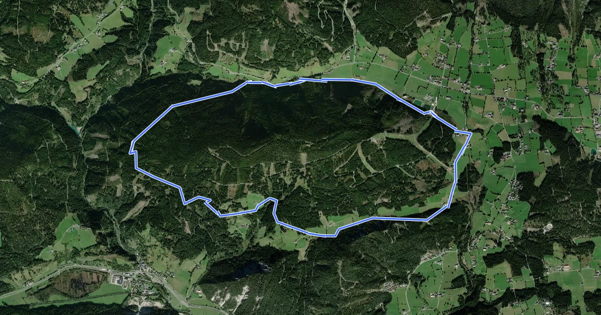 Маршрут Rittisberg Rundweg "Hüttenerlebnisberg" на спутниковом снимке