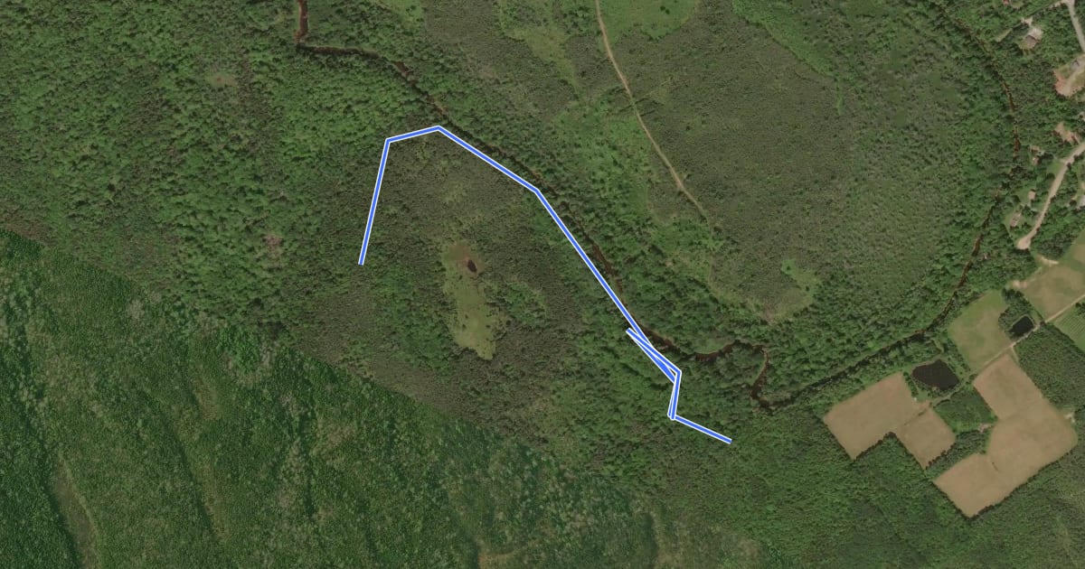 Маршрут River Run Trail на спутниковом снимке