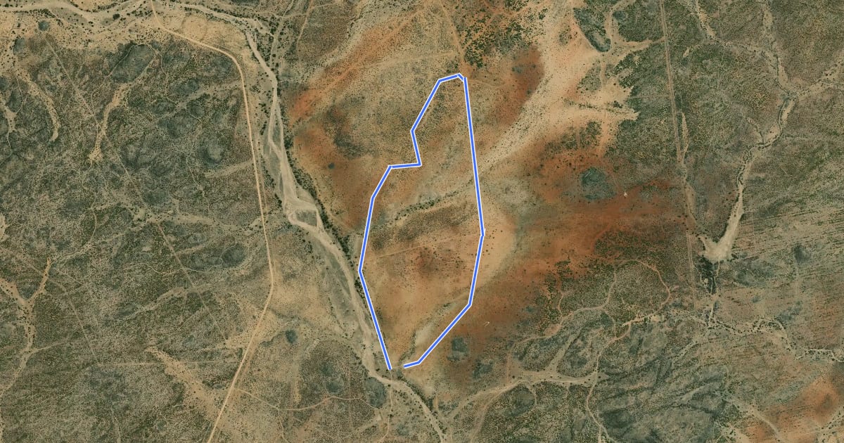 Маршрут River trail на спутниковом снимке