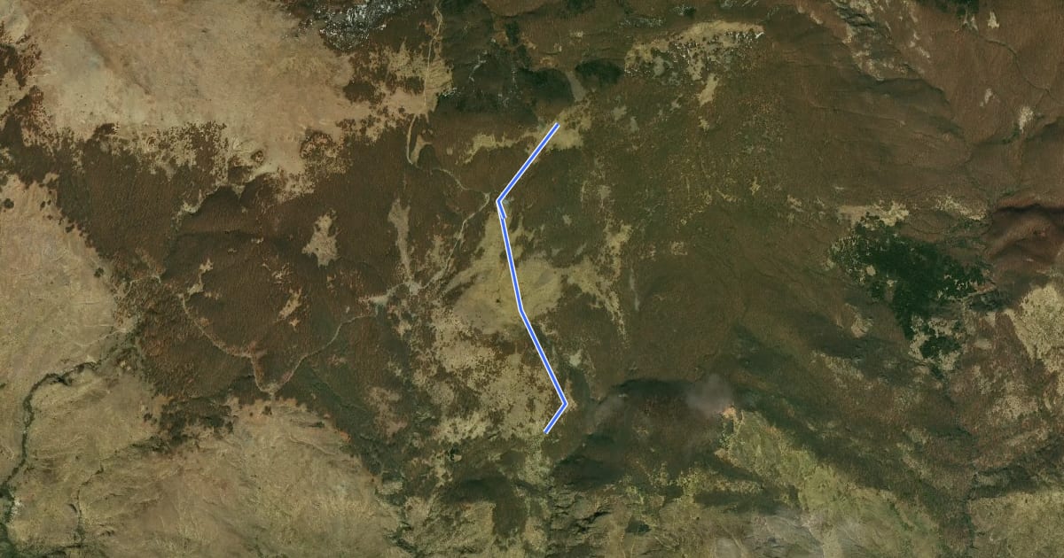 Маршрут Rocca dei Porcelletti - Prato Mollo - Prati di Monte Nero на спутниковом снимке