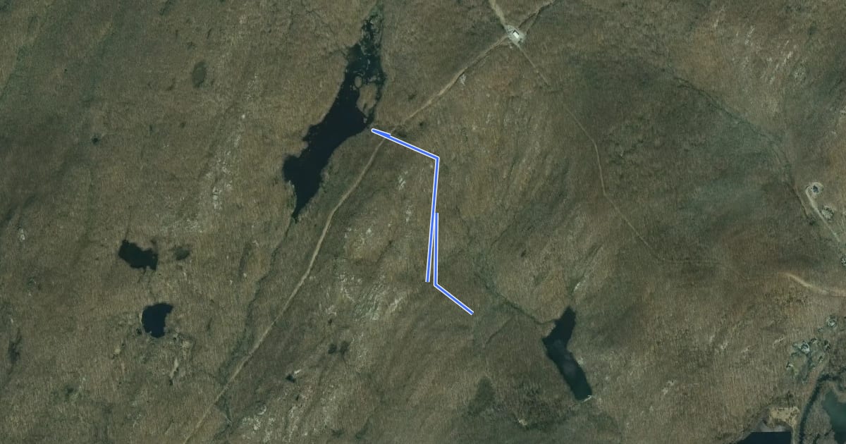 Маршрут Rocky Mountain Connector на спутниковом снимке