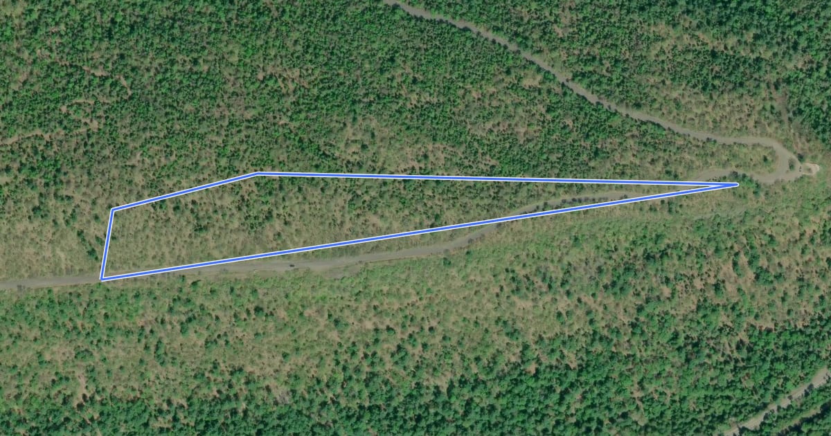 Маршрут Rooks Memorial Trail на спутниковом снимке