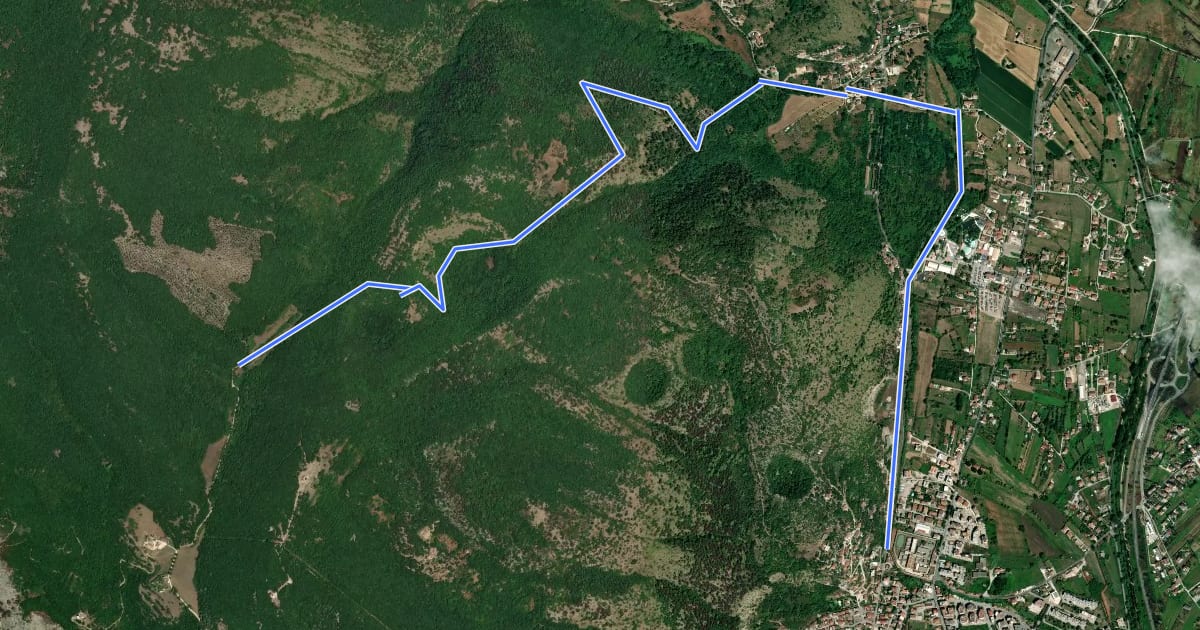 Маршрут Roorkee Road на спутниковом снимке