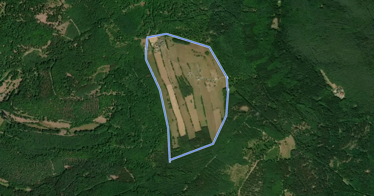 Маршрут Roter Schmetterling, Rundwanderweg Geishöhe на спутниковом снимке