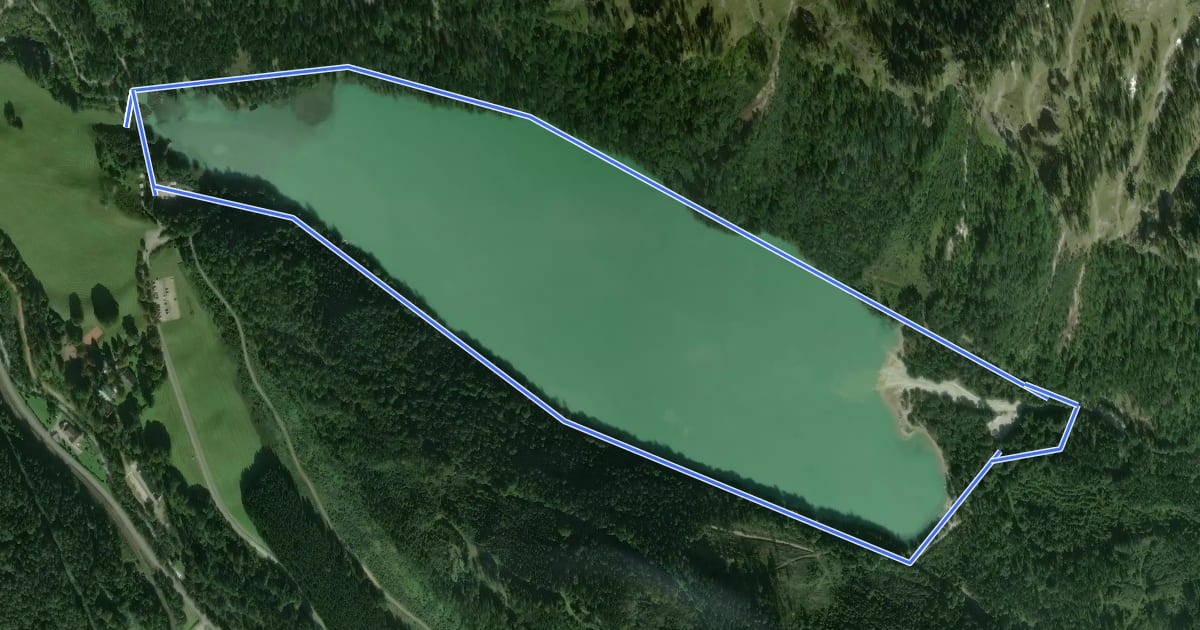 Маршрут Route 1 на спутниковом снимке