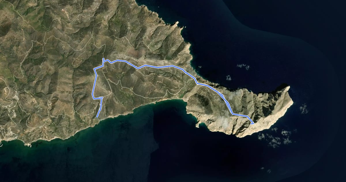 Маршрут Route 2 на спутниковом снимке