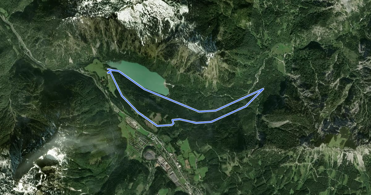 Маршрут Route 3 на спутниковом снимке