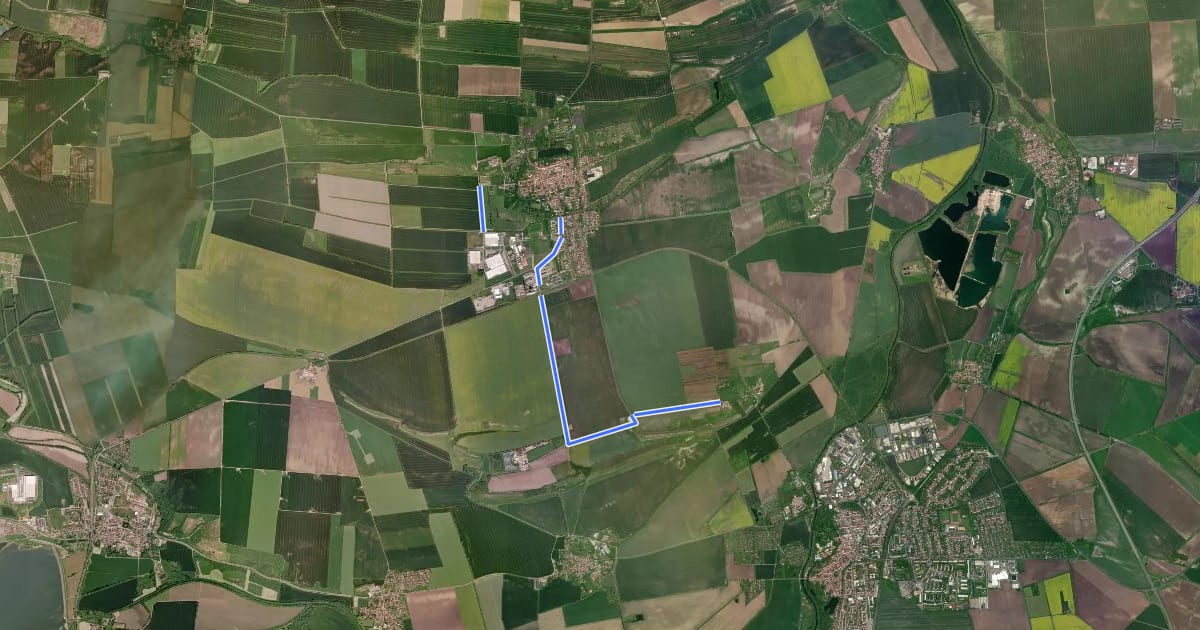 Маршрут Route 3 на спутниковом снимке