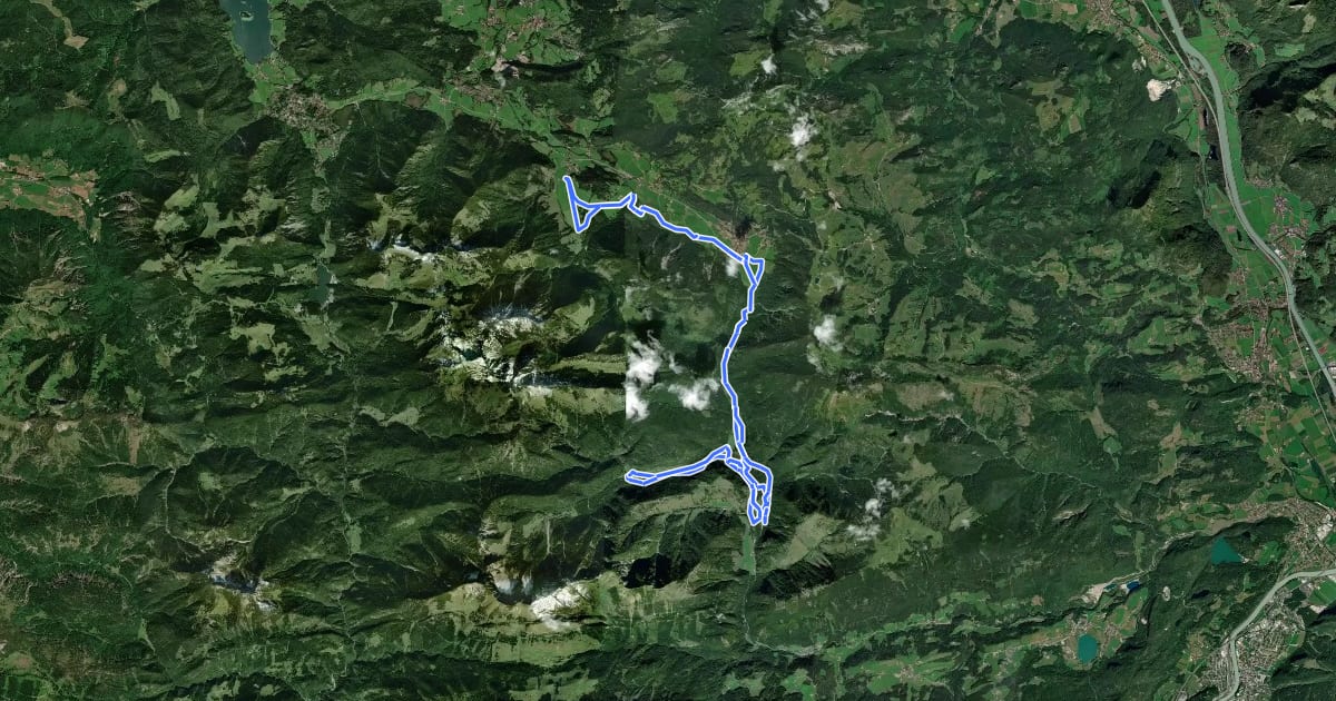 Маршрут Route 36 на спутниковом снимке