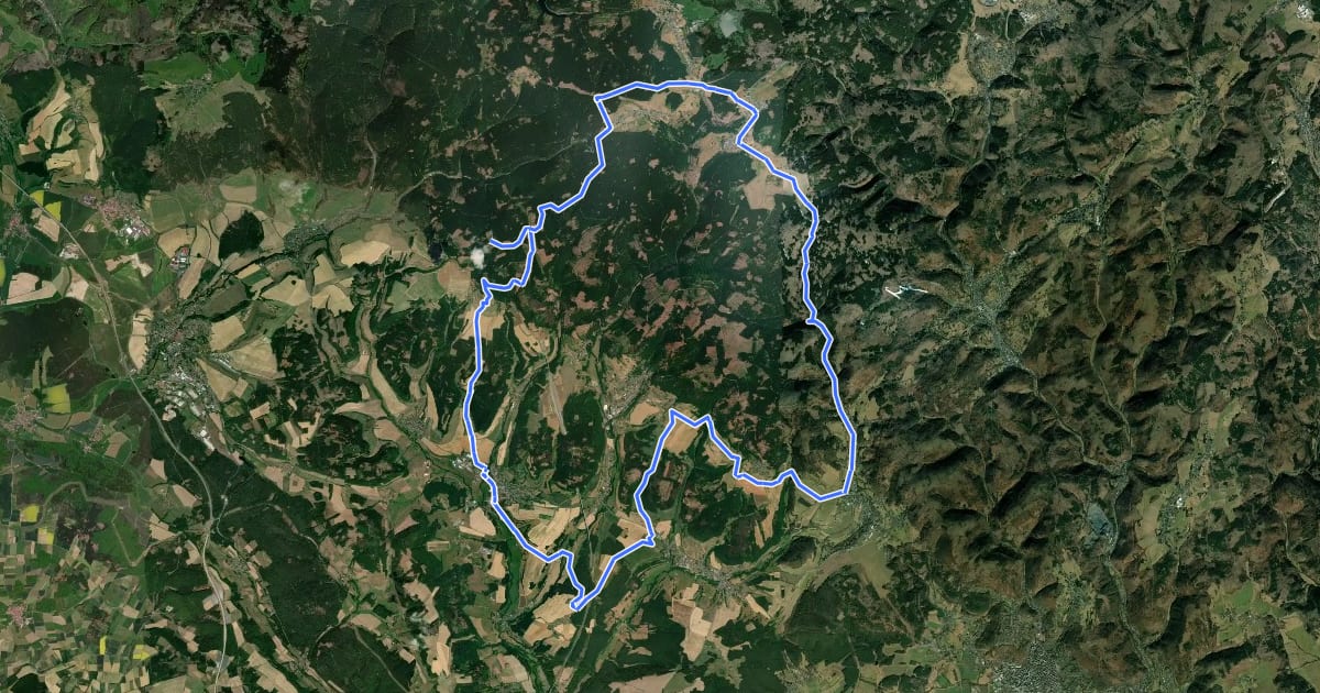 Маршрут Route 4 на спутниковом снимке