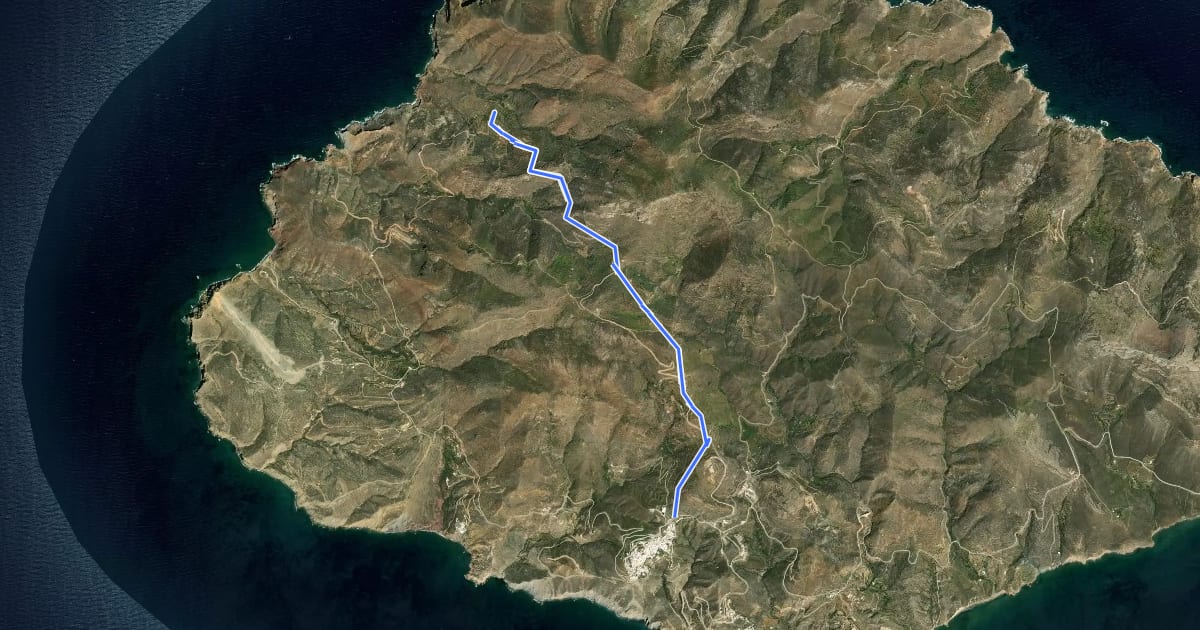 Маршрут Route 4 на спутниковом снимке