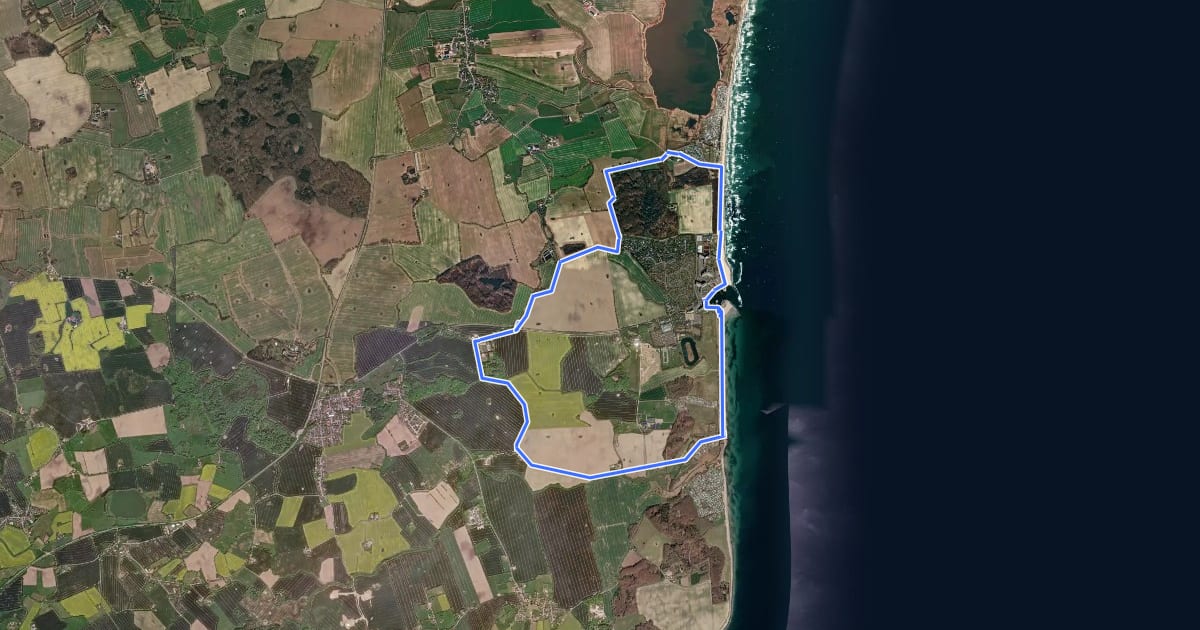 Маршрут Route 4, Damp на спутниковом снимке