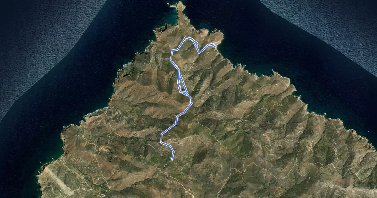 Маршрут Route 5 на спутниковом снимке