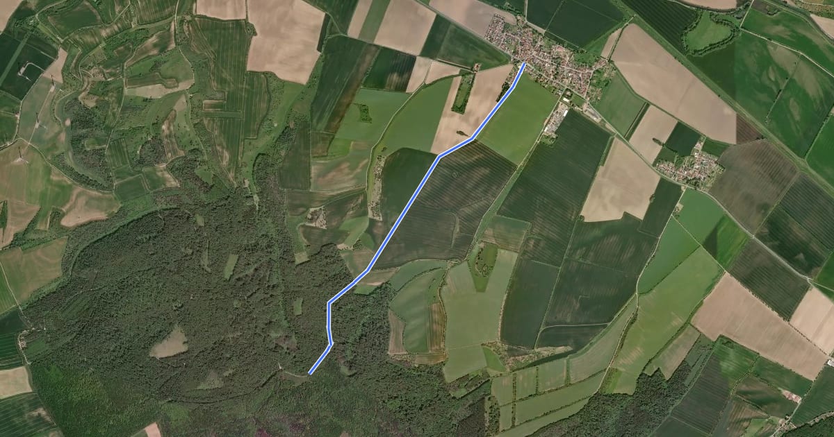 Маршрут Route 6-7 Gehofen на спутниковом снимке