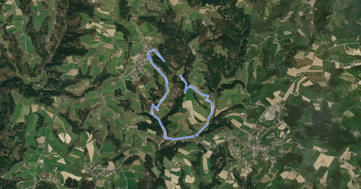 Маршрут Route IV Schwertmühle на спутниковом снимке