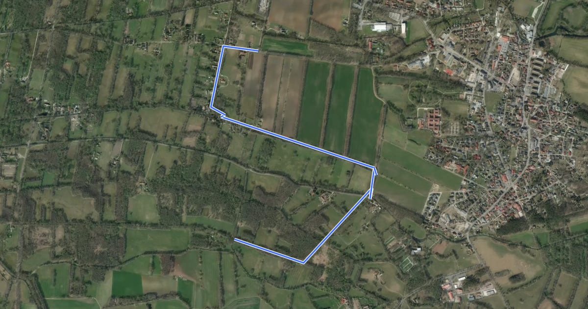 Маршрут Ruindwanderweg gelber Punkt на спутниковом снимке