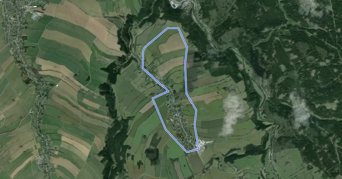 Маршрут Rund um Arnsfeld на спутниковом снимке