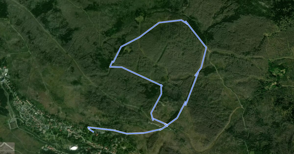 Маршрут Rund um den Erdbeerkopf - Rundwanderweg 2 на спутниковом снимке
