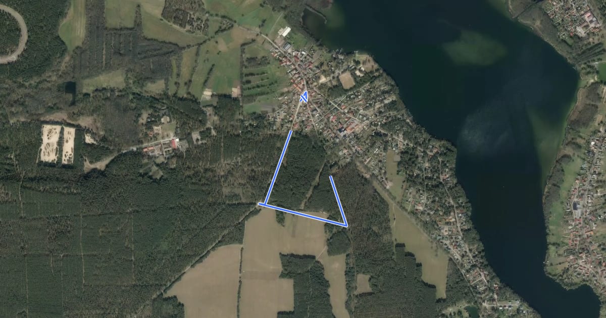Маршрут Rund um den Guhringsberg на спутниковом снимке