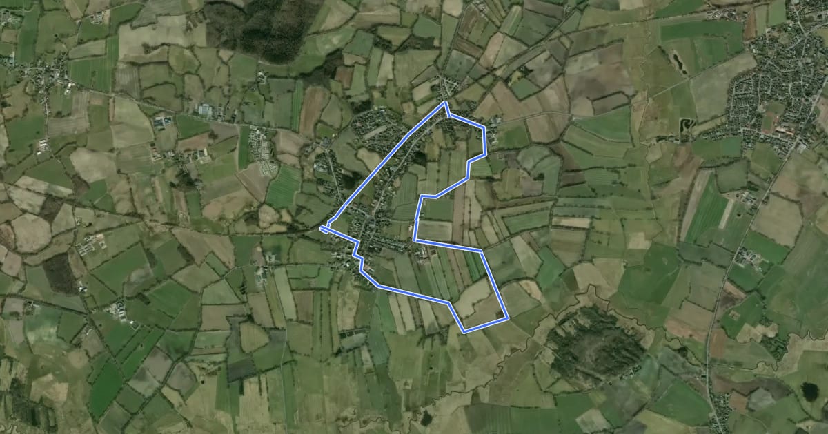 Маршрут Rundtour durch Wakendorf Ⅱ zur Alsterniederung на спутниковом снимке