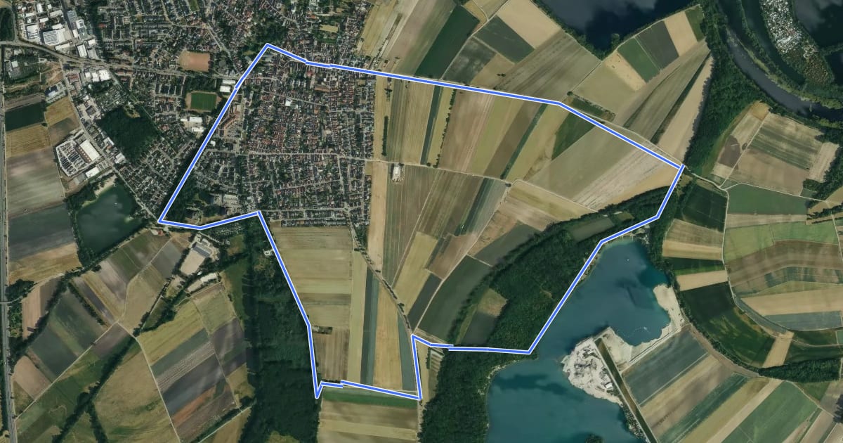Маршрут Rundwanderweg 2 на спутниковом снимке