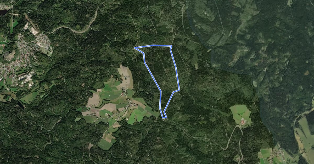 Маршрут Rundwanderweg 2 на спутниковом снимке