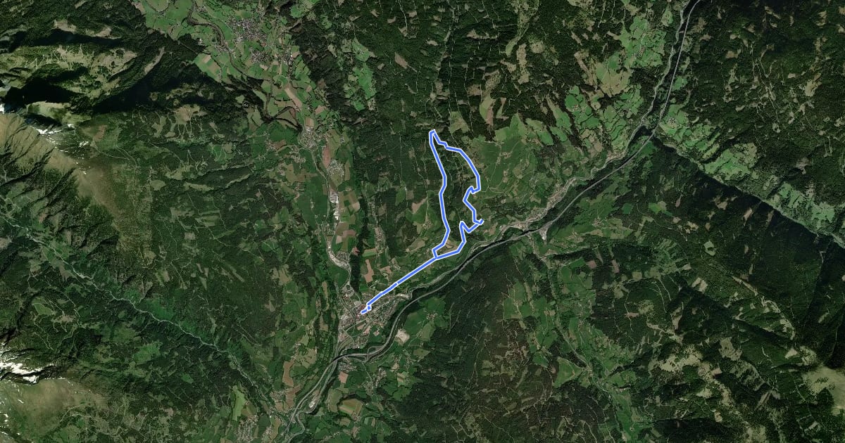 Маршрут Rundwanderweg 2 Mühlenweg - Drehtalgraben на спутниковом снимке