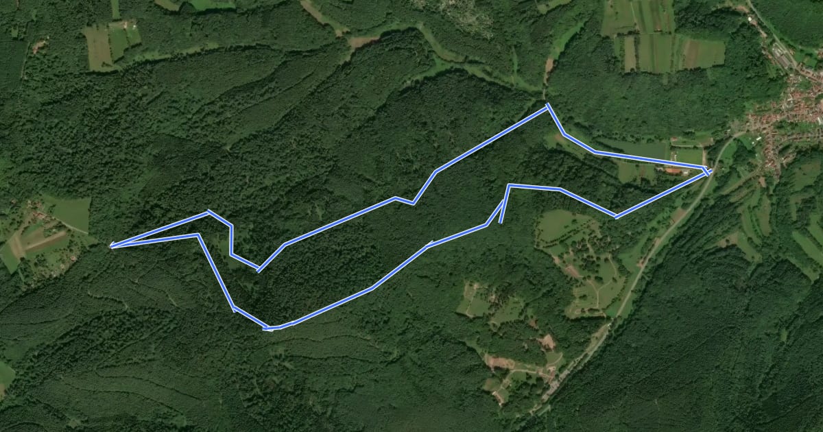 Маршрут Rundwanderweg 26 Silz на спутниковом снимке