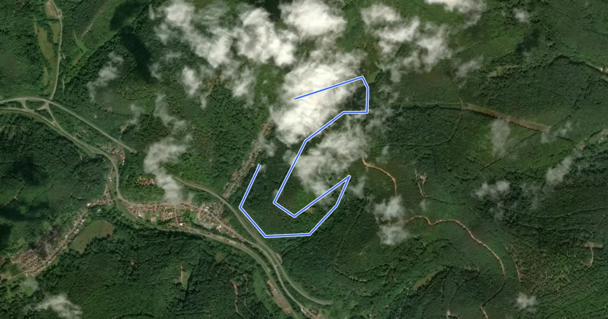 Маршрут Rundwanderweg 28 Rinnthal на спутниковом снимке