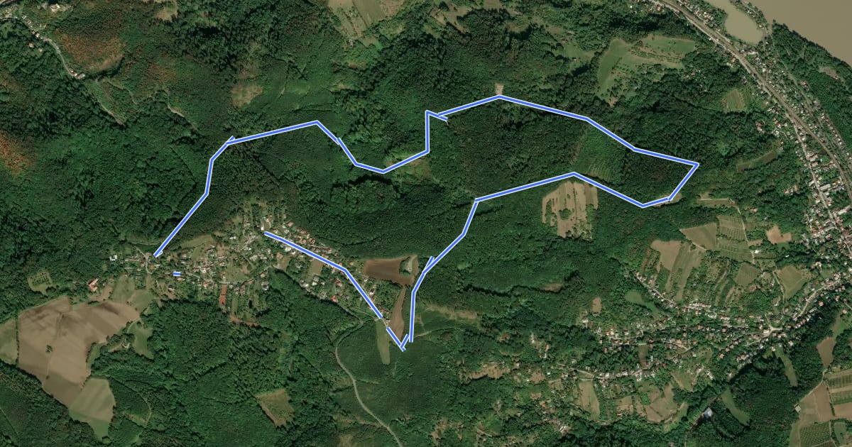 Маршрут Rundwanderweg 3 на спутниковом снимке