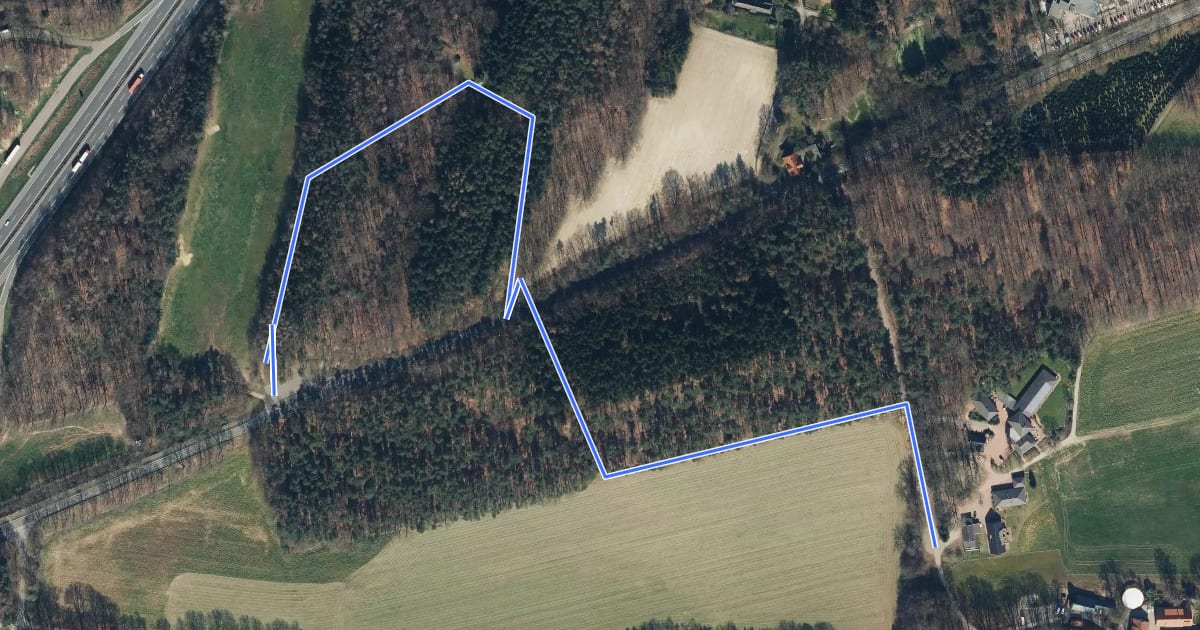 Маршрут Rundwanderweg 3 на спутниковом снимке