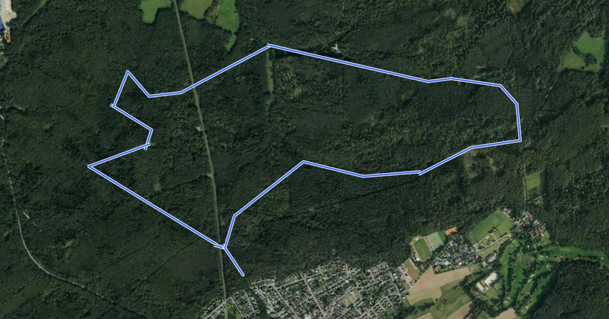 Маршрут Rundwanderweg 3: Brünnen- und Quellen-Weg на спутниковом снимке