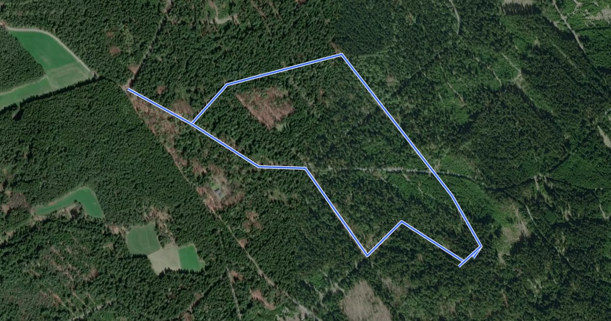 Маршрут Rundwanderweg 3 Schwarzenbach/S. на спутниковом снимке
