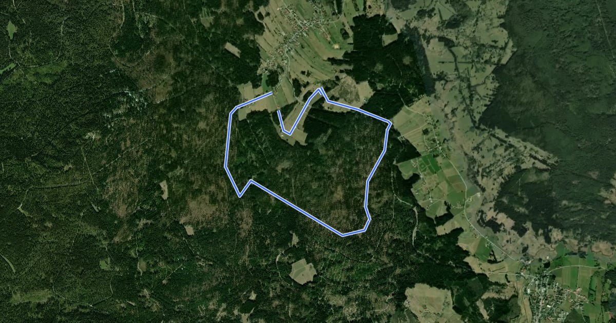 Маршрут Rundwanderweg 3 Weberbachklause на спутниковом снимке
