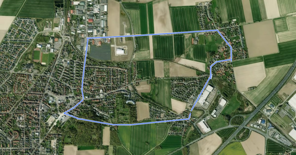 Маршрут Rundwanderweg 4 Bad Nenndorf на спутниковом снимке