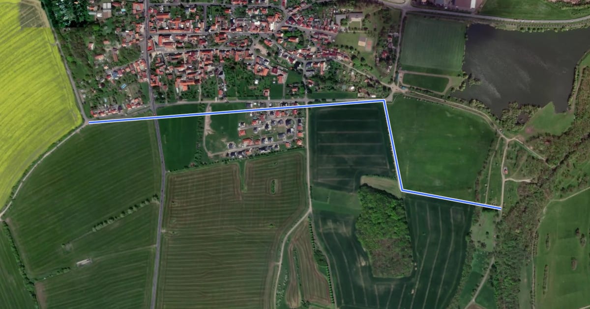 Маршрут Rundwanderweg 5,0km на спутниковом снимке
