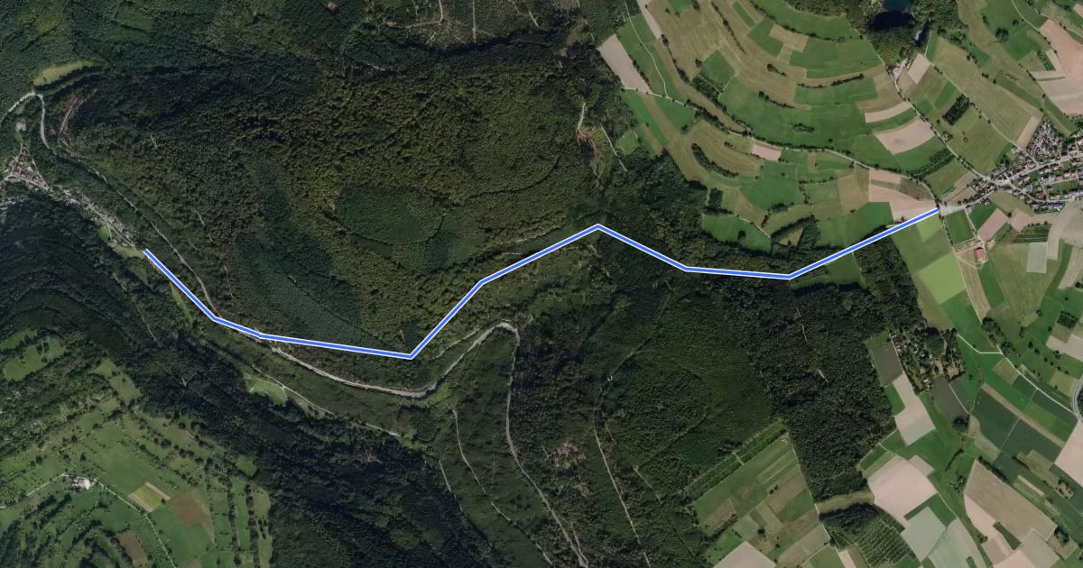 Маршрут Rundwanderweg 51: Holdergrund-Weg на спутниковом снимке